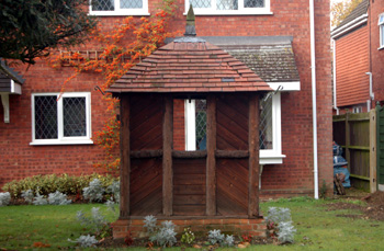 The well on the site of the former Rectory November 2009